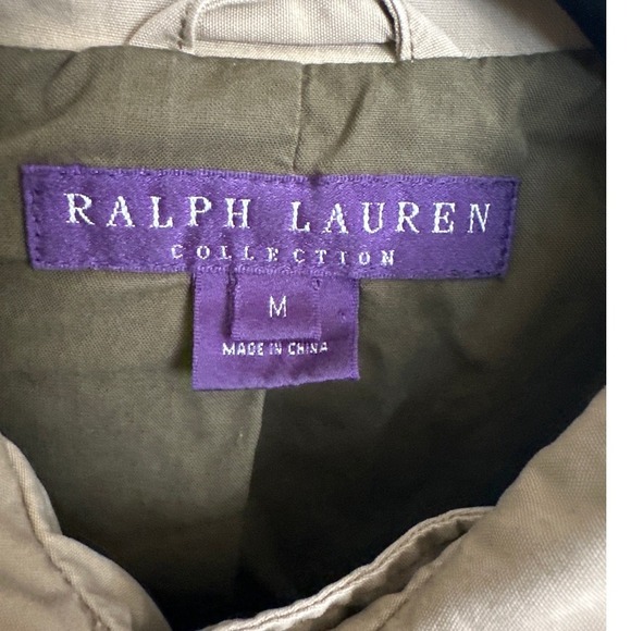 Vintage Ralph Lauren Collection Purple Label Khaki Military Field Jacket Size‎ M - Picture 2 of 10